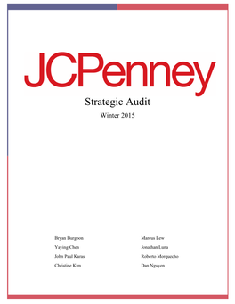 Jcpenney Strategic Audit