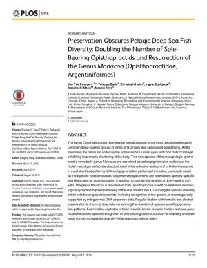 Preservation Obscures Pelagic Deep-Sea Fish