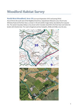 Woodford Habitat Survey