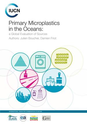 Primary Microplastics in the Oceans: a Global Evaluation of Sources Authors: Julien Boucher, Damien Friot