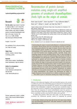 Reconstruction of Protein Domain Evolution Using Single-Cell Amplified