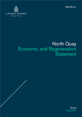 North Quay Economic and Regeneration Statement