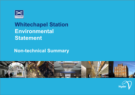 Whitechapel Station Environmental Statement