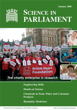 Summer 2008 SCIENCE in PARLIAMENT