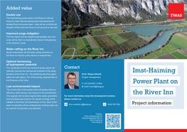 Imst-Haiming Power Plant on the River