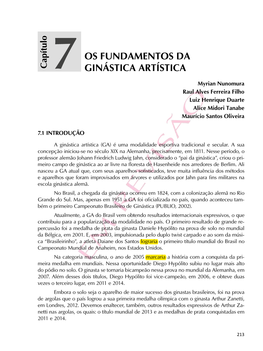 Os Fundamentos Da Ginástica Artística