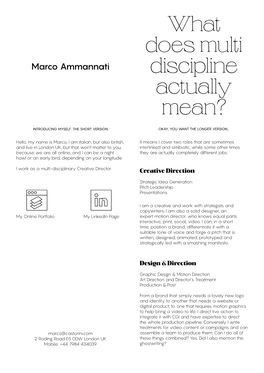 What Does Multi Discipline Actually Mean?