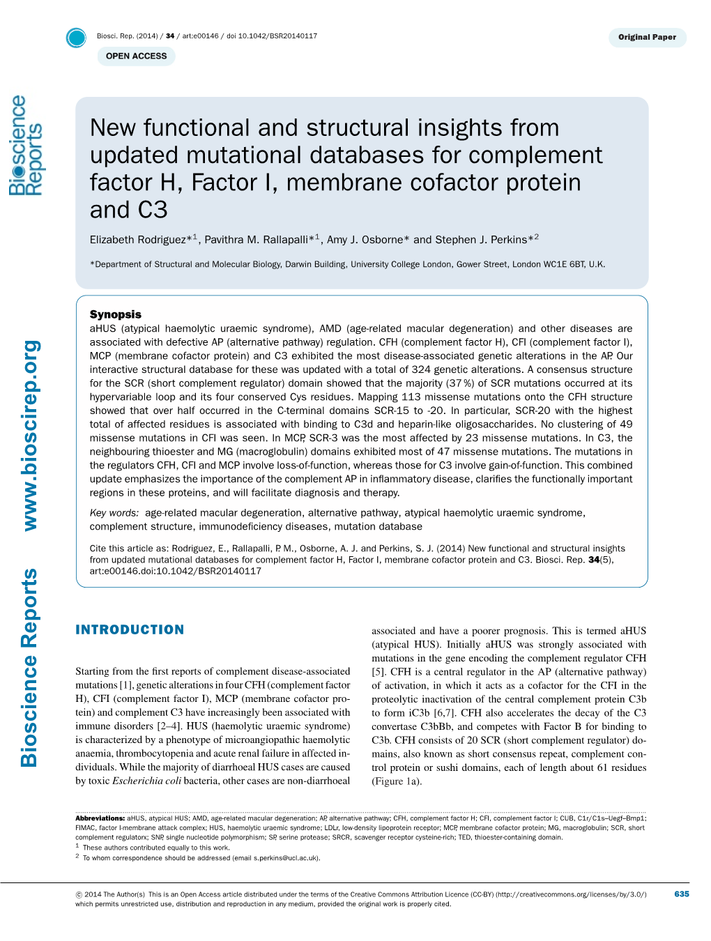 New Functional and Structural Insights from Updated Mutational Databases for Complement Factor H, Factor I, Membrane Cofactor Protein and C3