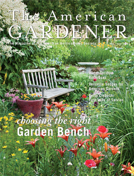 Gardenergardenerthe Magazine of the American Horticultural Society May / June 2009