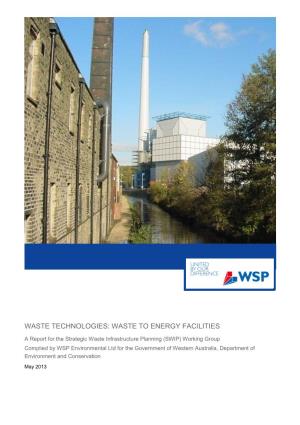 Waste Technologies: Waste to Energy Facilities