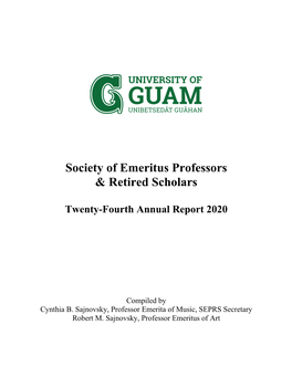 Society of Emeritus Professors & Retired Scholars