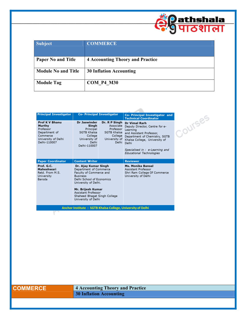 Bsc Chemistry