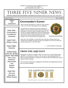 Three Five Niner News