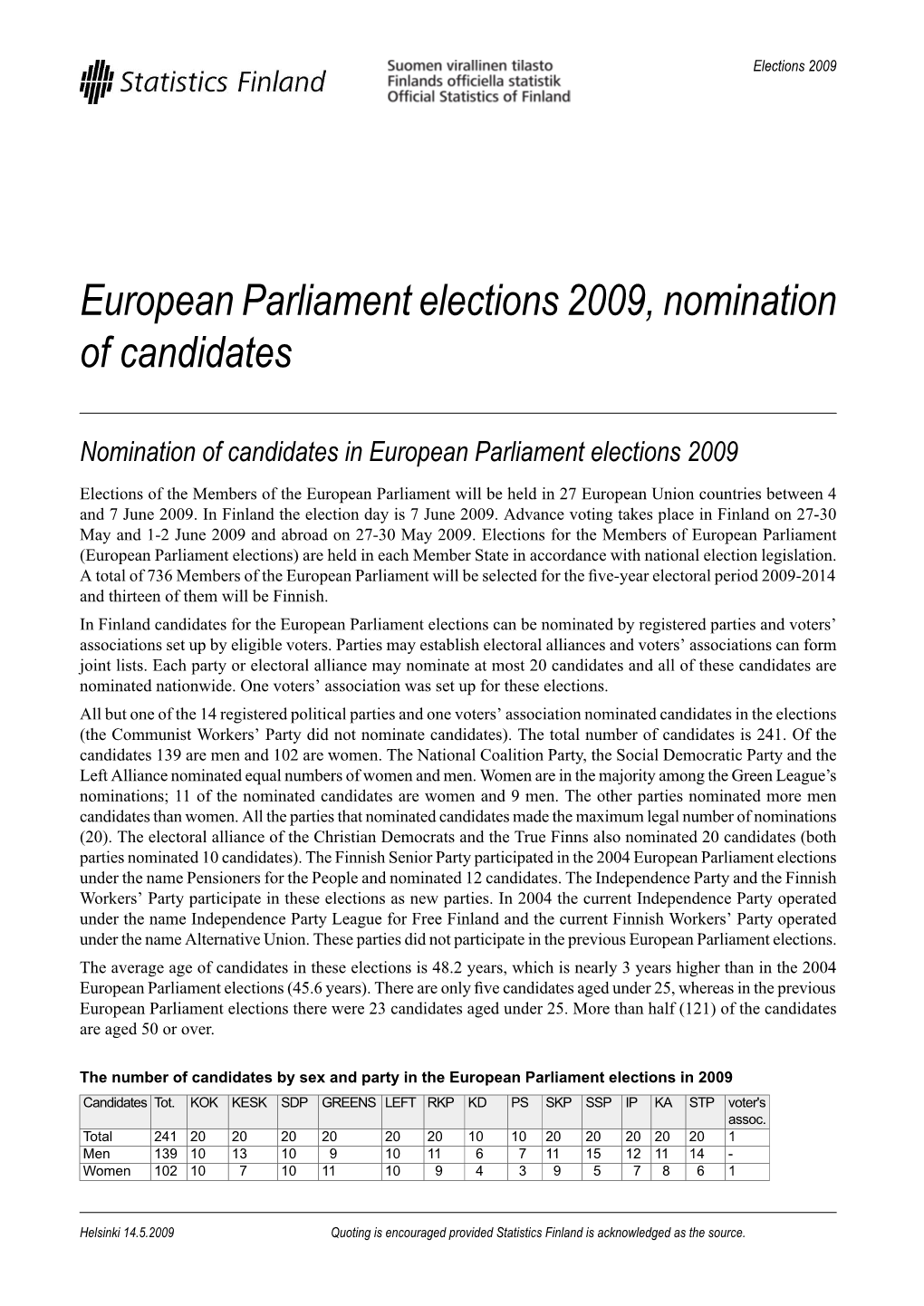 Europeanparliamentelections2009