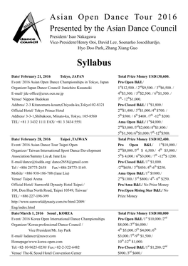 Syllabus（PDF）