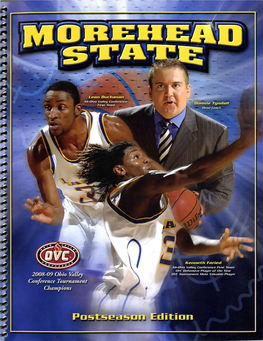 2008-09 Morehead State Men's Basketball Postseason Edition