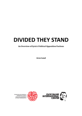 Divided They Stand