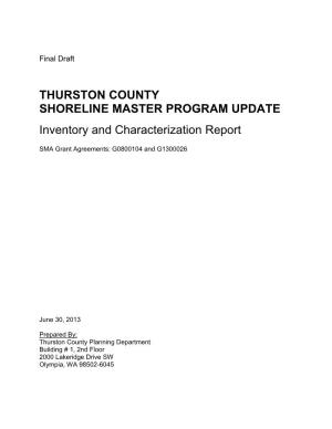 Shoreline Inventory and Characterization Report