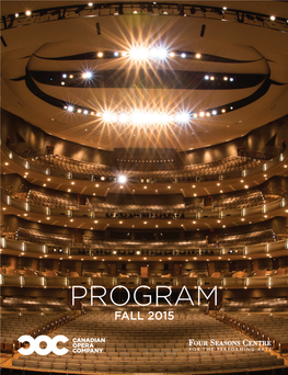 PROGRAM FALL 2015 Your Paradise Doesn’T Include Waiting in Line