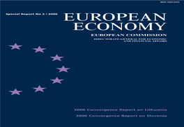 European Economy. Special Report 2/2006
