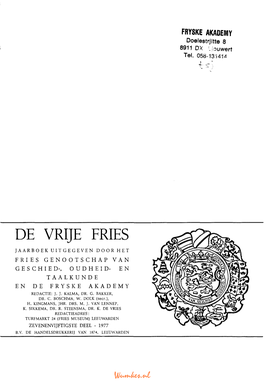 De Vrije Fries