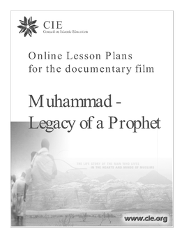 Lesson Plans for Muhammad: Legacy of a Prophet