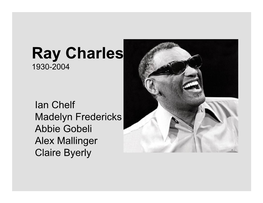 Ray Charles.Pptx