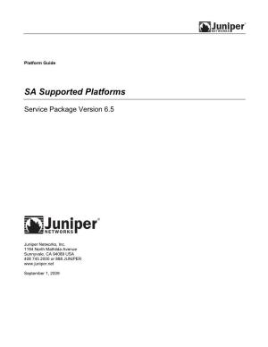Secure Access 6.5 Supported Platforms Guide