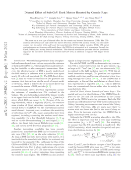 Diurnal Effect of Sub-Gev Dark Matter Boosted by Cosmic Rays