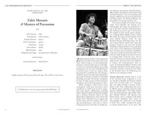 Zakir Hussain & Masters of Percussion