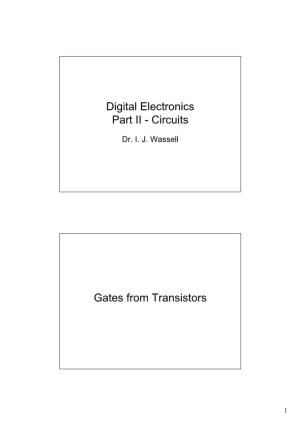 Digital Electronics Part II - Circuits
