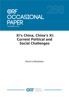 Xi's China, China's Xi