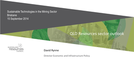 QLD Resources Sector Outlook
