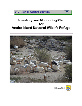 Inventory and Monitoring Plan for Anaho Island National Wildlife Refuge