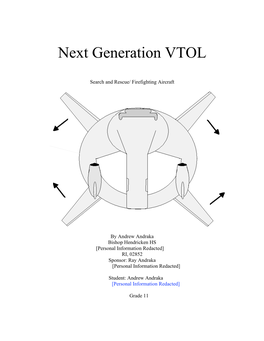 Next Generation VTOL Paper