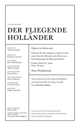 Der Fliegende Holländer