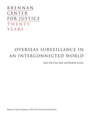 Overseas Surveillance in an Interconnected World