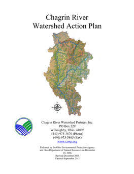 Chagrin River Watershed Action Plan