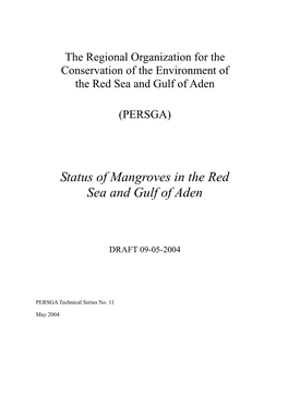 Status of Mangroves in the Red Sea and Gulf of Aden