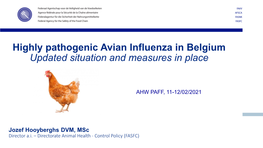 HPAI H5N8 in Poultry