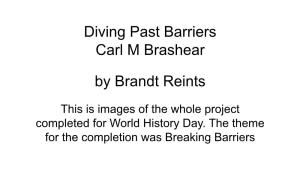 Diving Past Barriers Carl M Brashear by Brandt Reints