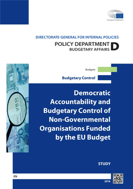 Democratic Accountability and Budgetary Control of Non-Governmental Organisations Funded by the EU Budget