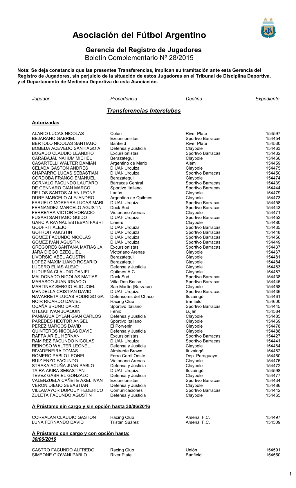 Boletin Jugadores 28-2015