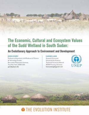 The Economic, Cultural and Ecosystem Values of the Sudd Wetland in South Sudan: an Evolutionary Approach to Environment and Development