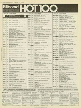 Billboard.Copyright 1984 Billboard Publications