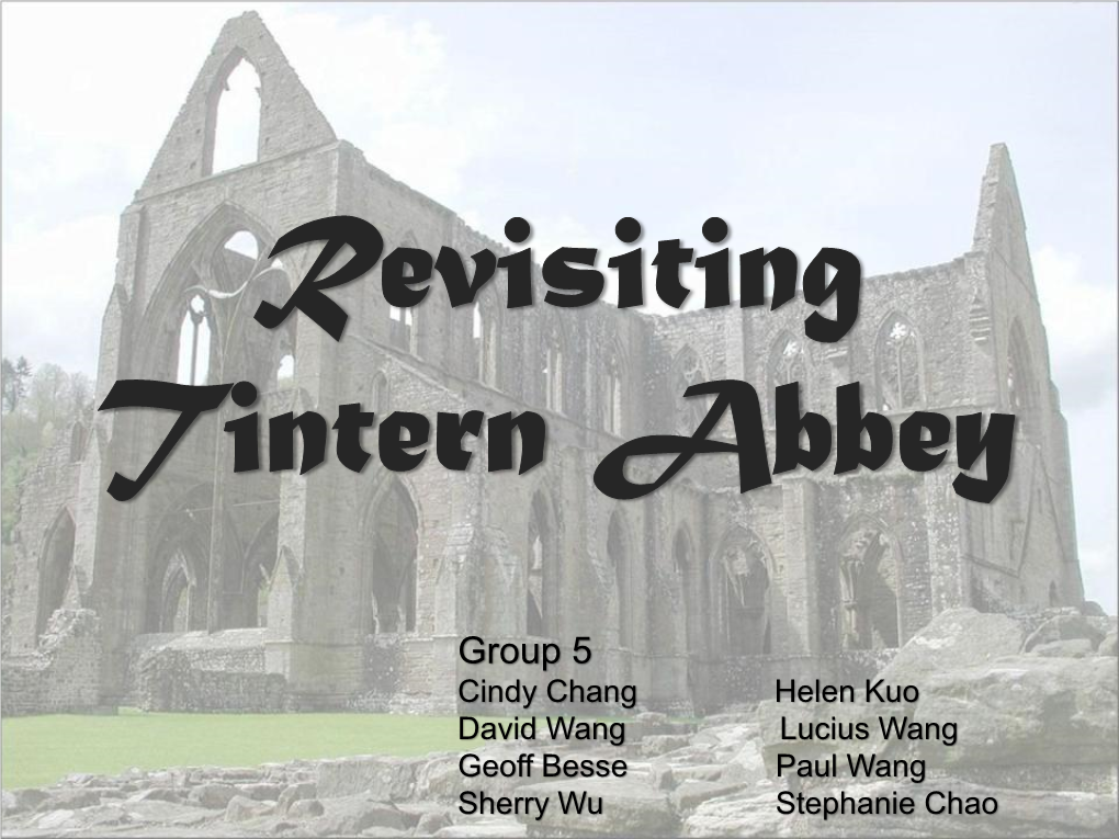 Tintern Abbey