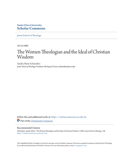 The Women Theologian and the Ideal of Christian Wisdom