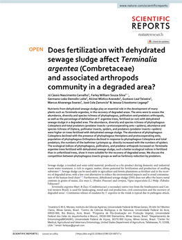 Does Fertilization with Dehydrated Sewage Sludge Affect