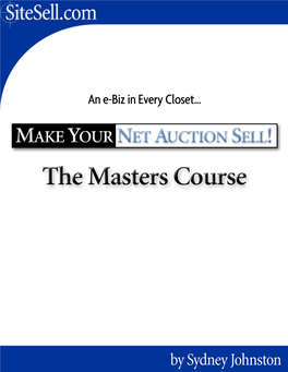 Make Your Net Auction Sell!