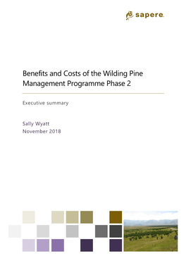 Benefits and Costs of the Wilding Pine Management Programme Phase 2